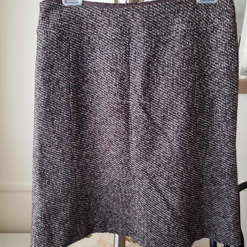 Mango Brown Skirt Size 6 EUC
